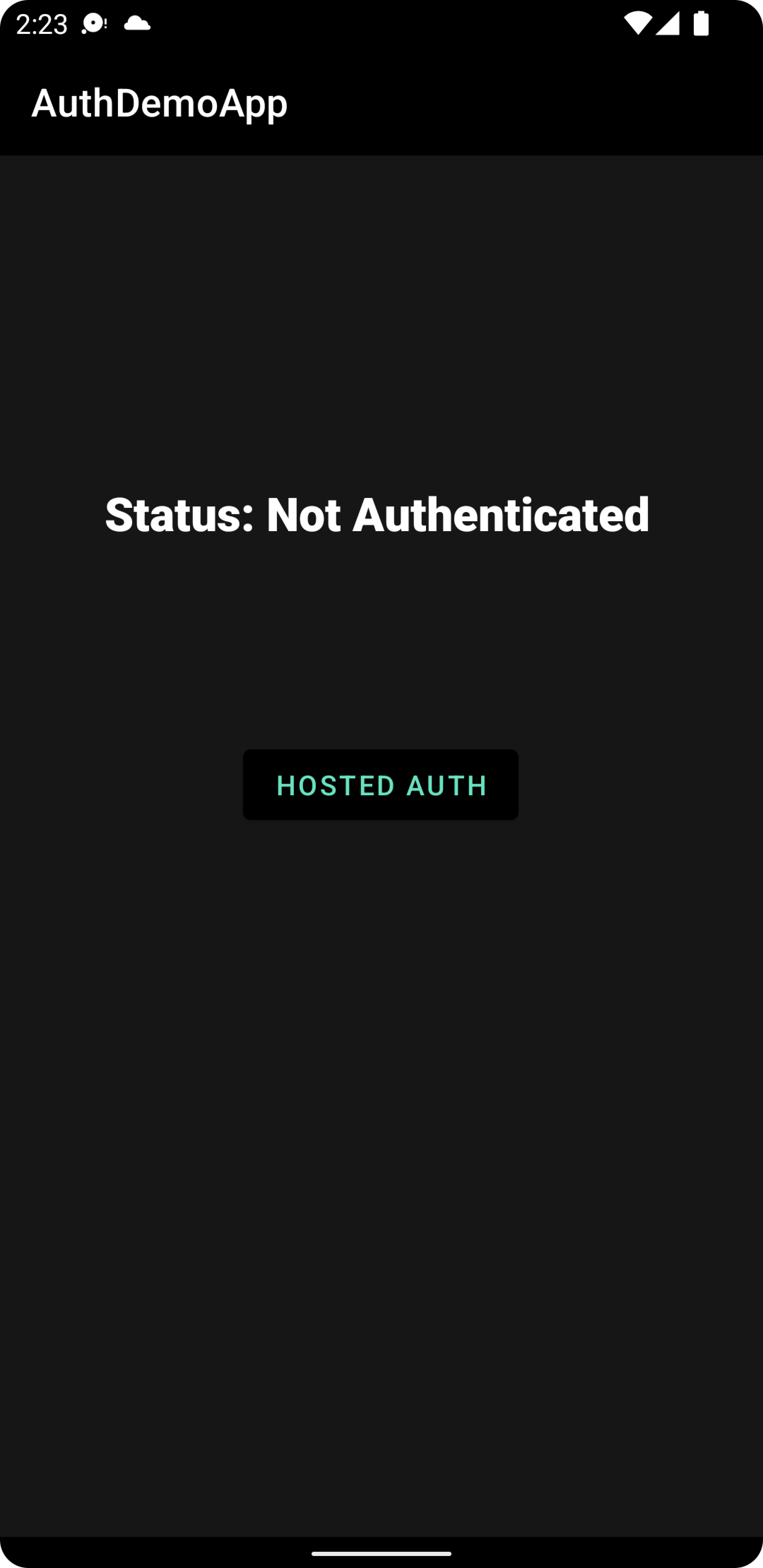 iOS App in anonymous state