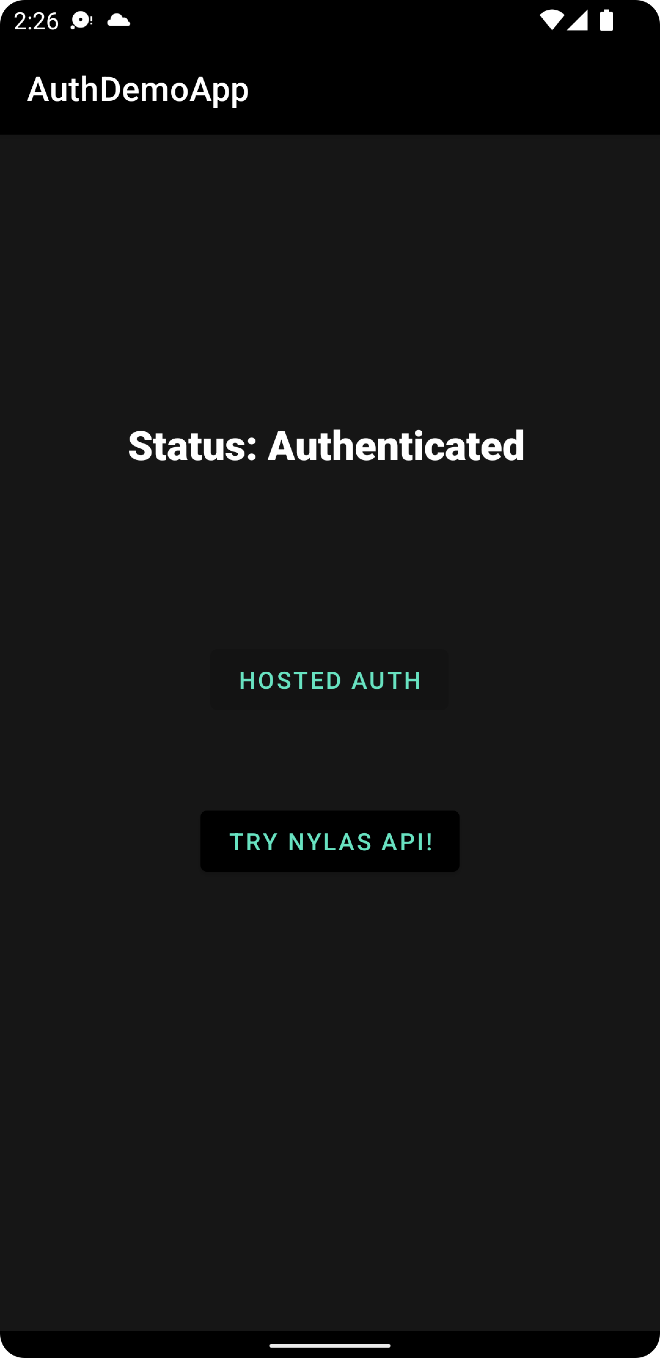 iOS App in anonymous state