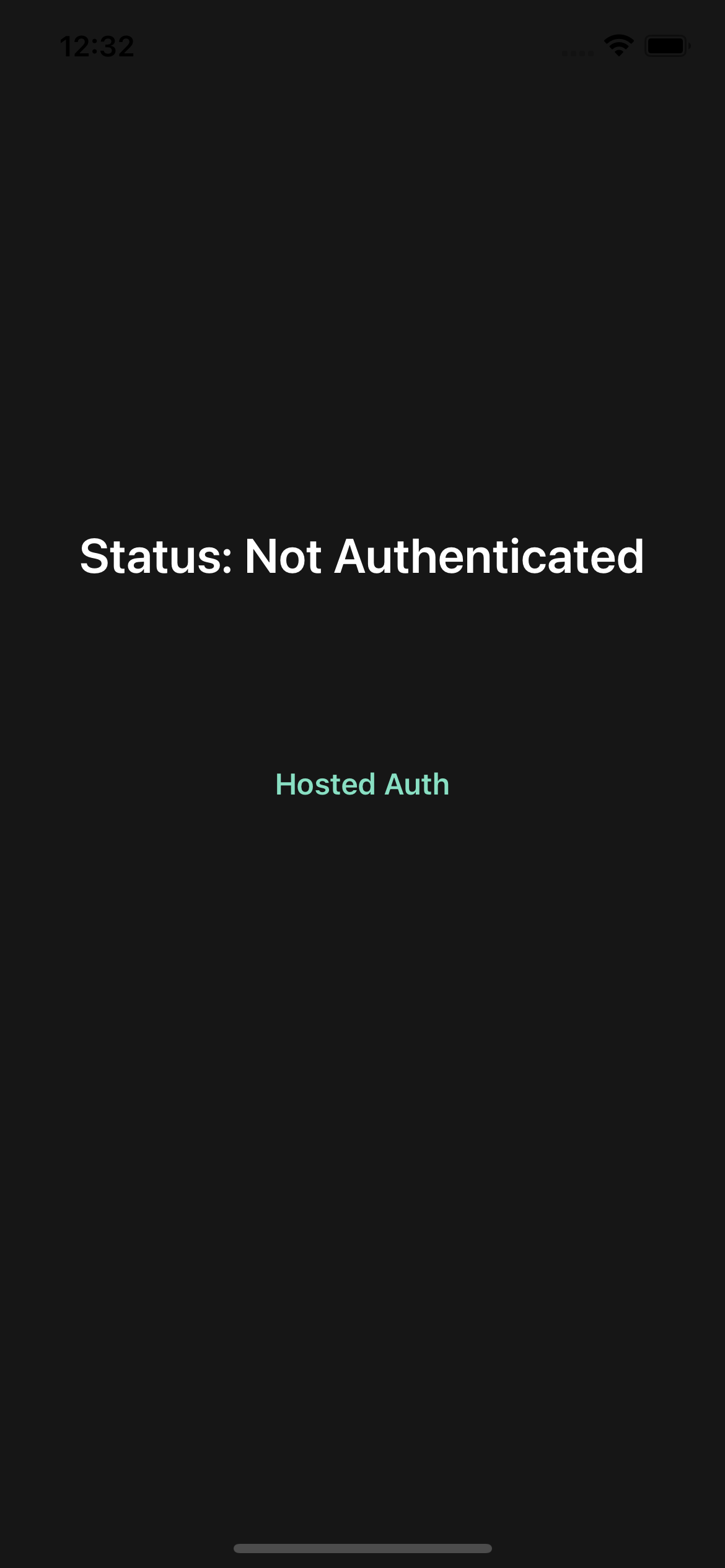 iOS App in anonymous state