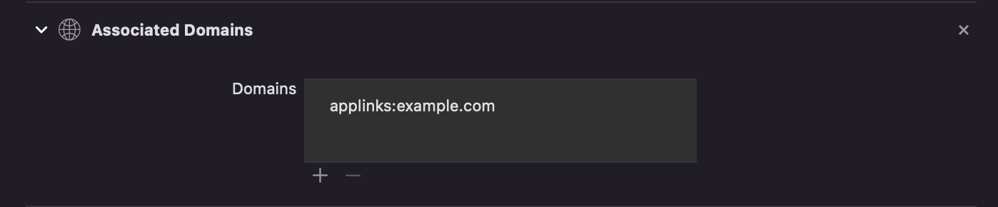 Associated Domains Setup