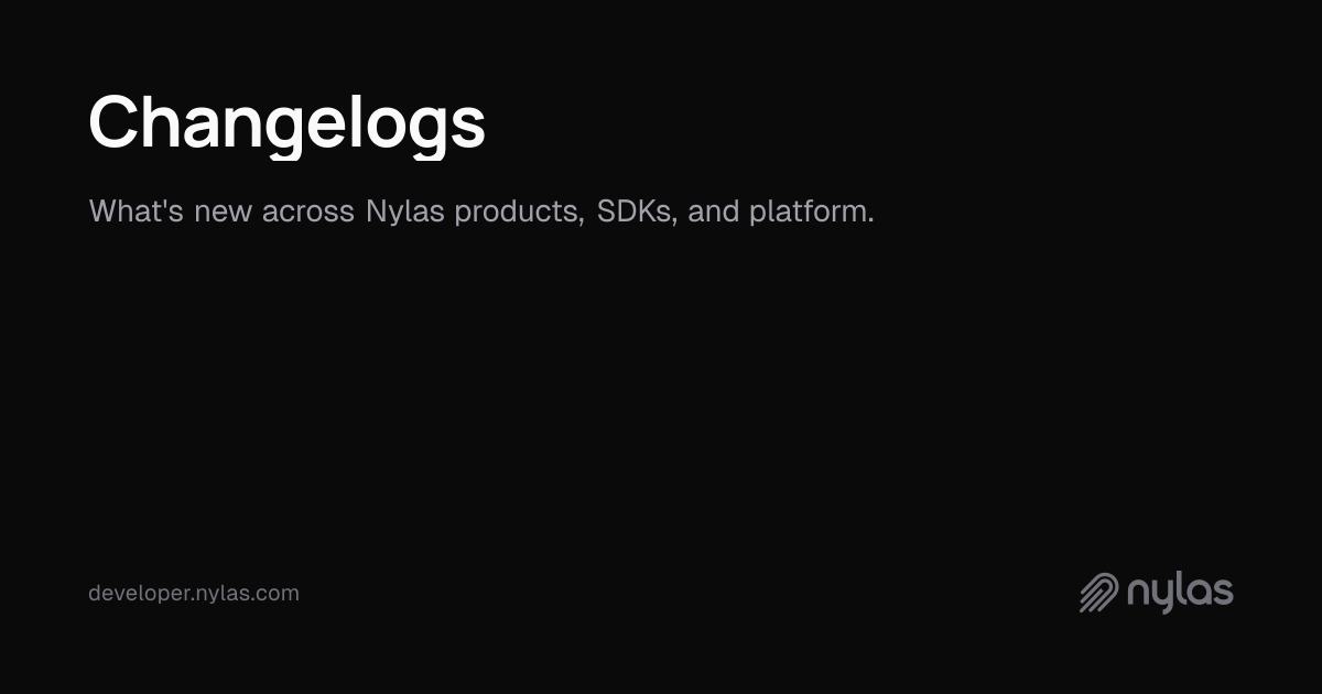 Changelogs | Docs