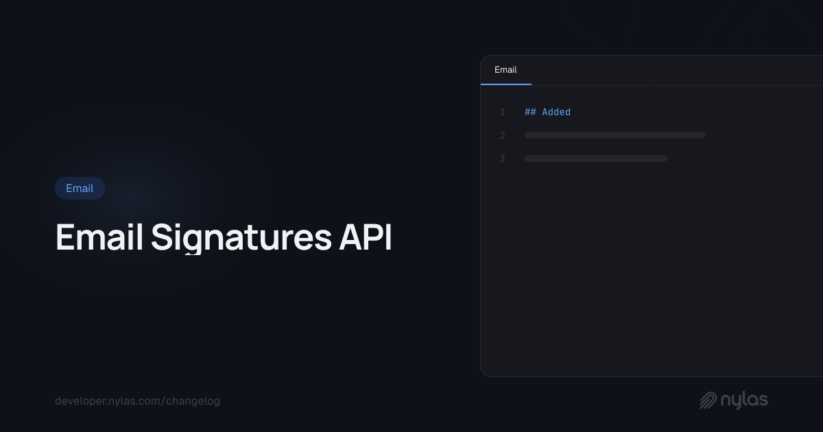 Api Signature Example Email Signatures API | Docs