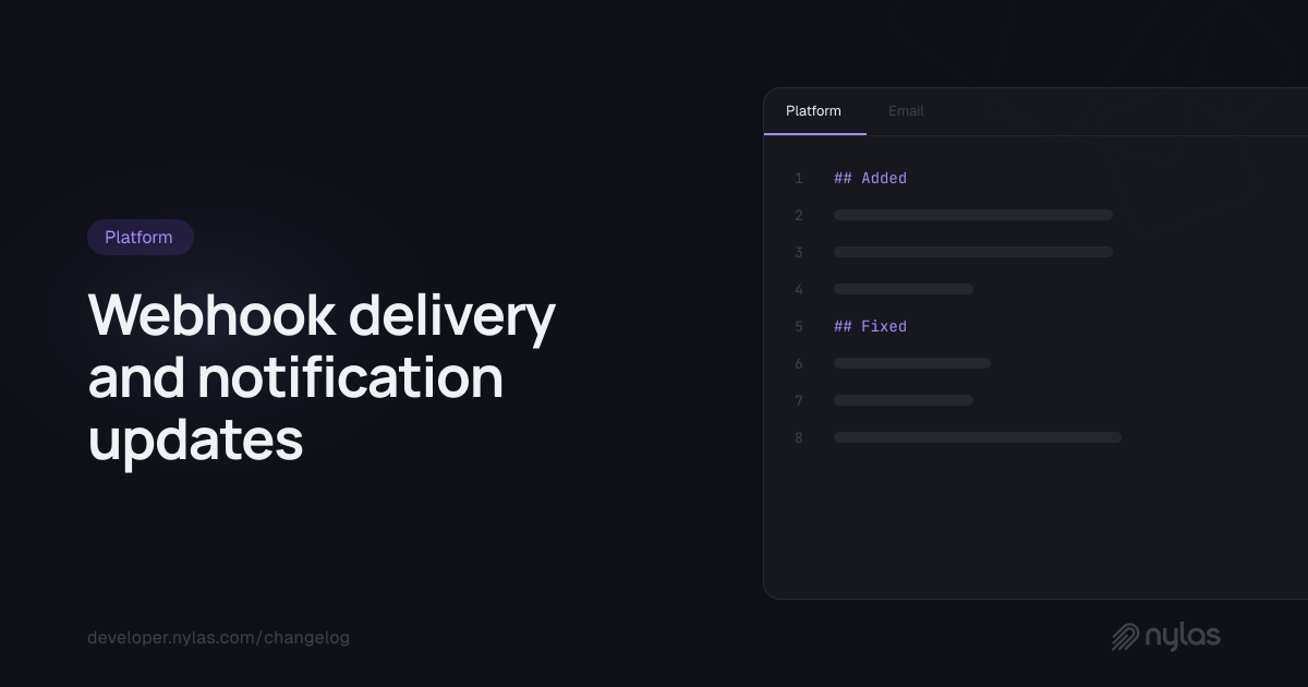 Webhook delivery and notification updates | Docs