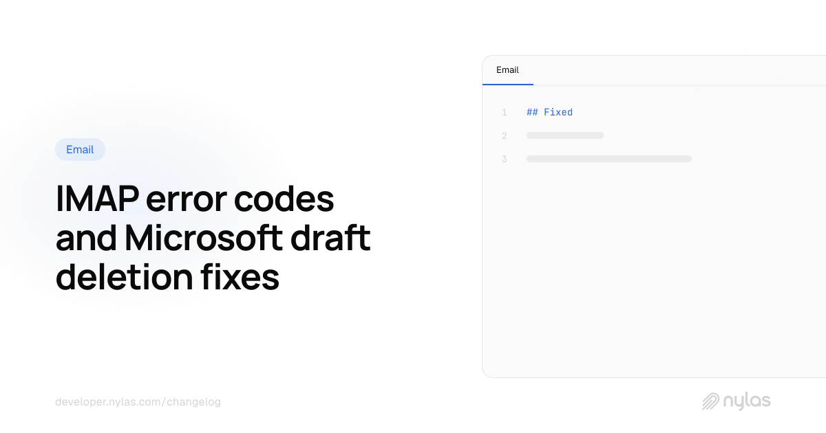 IMAP and Microsoft draft fixes