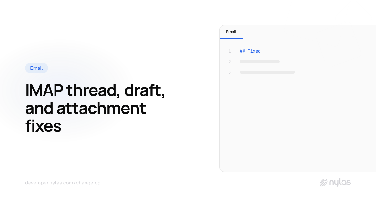 IMAP fixes
