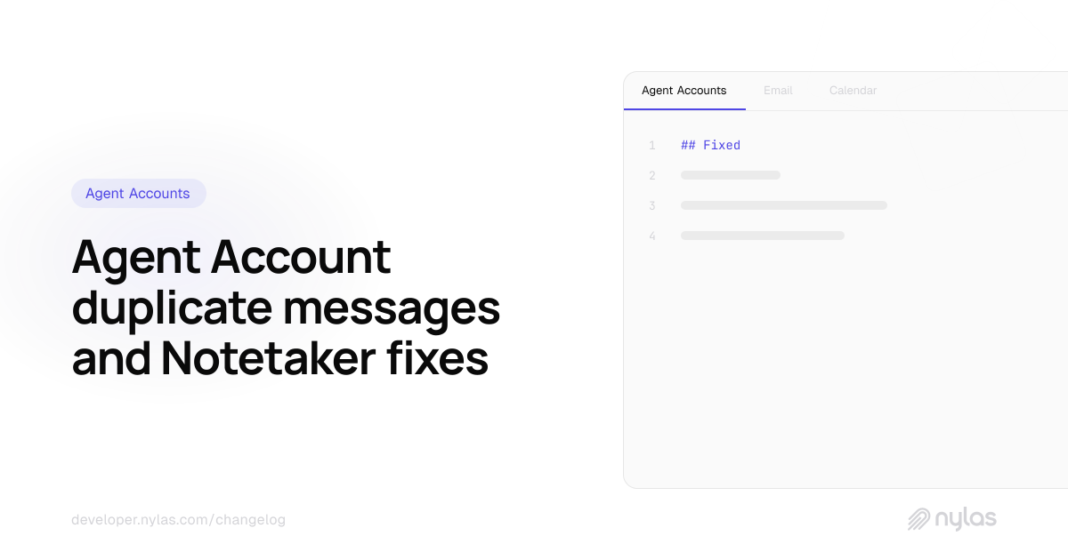 Agent Accounts fixes