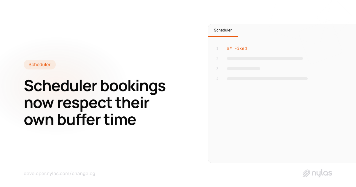 Scheduler booking buffer fix