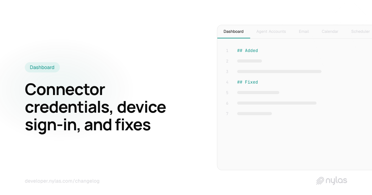 Credentials, device sign-in & fixes