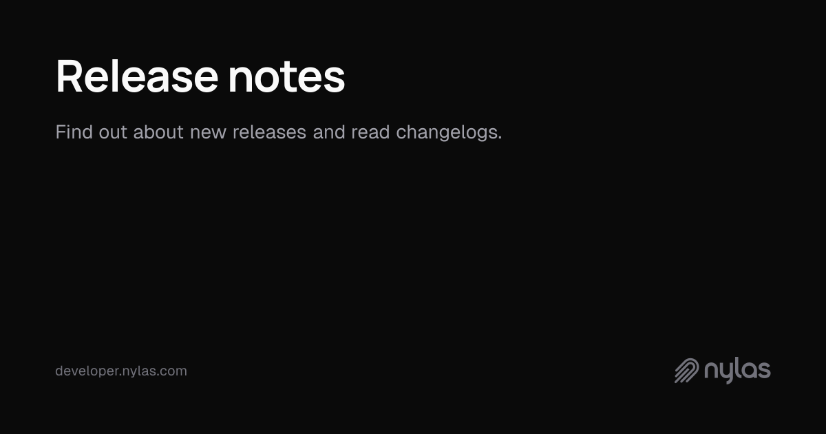 Release notes | Docs