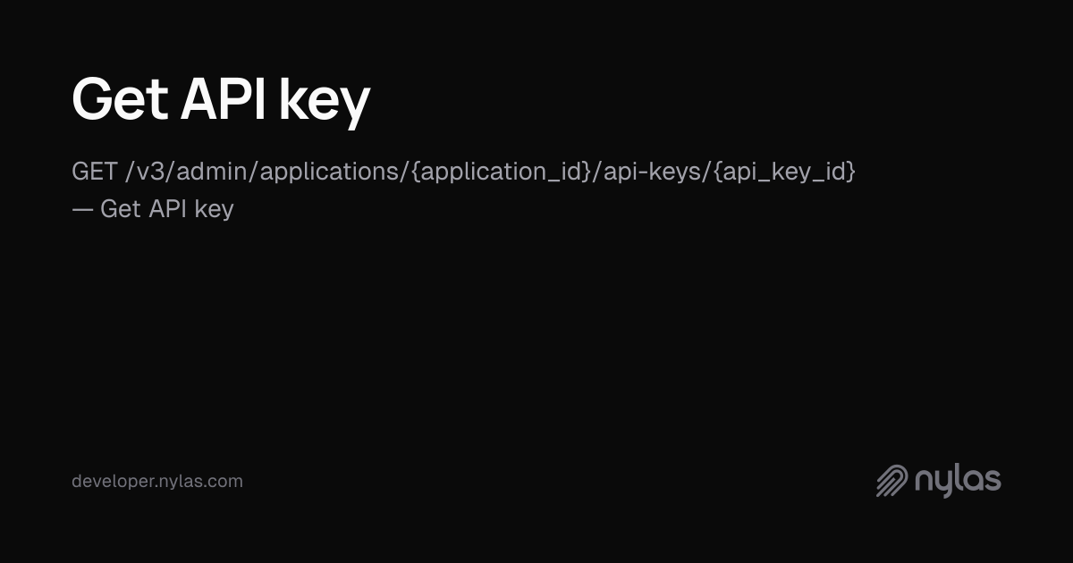 Get API key - Manage API Keys - API Reference | Docs