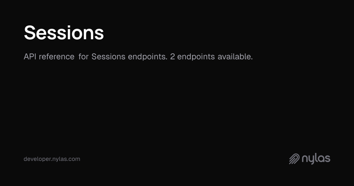 Session Api Brewdow Sessions - API Reference | Docs