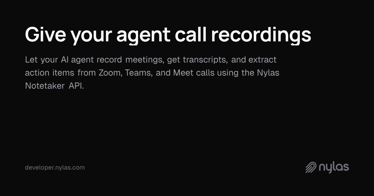 Give your agent call recordings | Docs